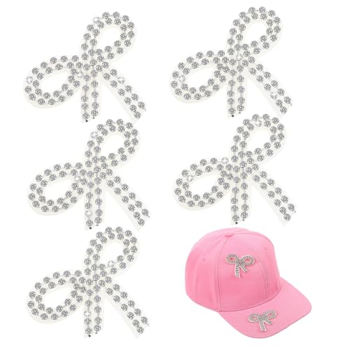 LIFKOME 5 Stück Perlen Schleifen Applikation Besatz Für Kleidung Dekoratives Kleidungsstück Glänzende Schleifen Flicken Strass Flicken Verzierung Schleifenknoten Funkelnde LIFKOME 5 Stück Perlen Schleifen Applikation Besatz Für Kleidung Dekoratives Kleidungsstück Glänzende Schleifen Flicken Strass Flicken Verzierung Schleifenknoten Funkelnde von LIFKOME