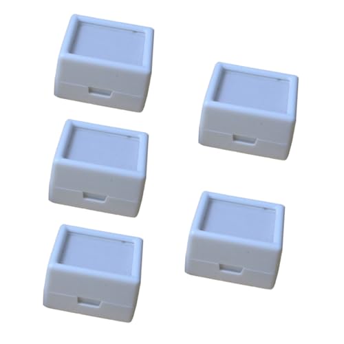 LIFKOME 5 Stück Schmuck-displayboxen Mit Schaumstoffeinlagen Schmuckschatullen Zur Edelsteinaufbewahrung Edelsteinetui Mit Schmuck-displayboxen Weiß LIFKOME 5 Stück Schmuck-displayboxen Mit Schaumstoffeinlagen Schmuckschatullen Zur Edelsteinaufbewahrung Edelsteinetui Mit Schmuck-displayboxen Weiß von LIFKOME