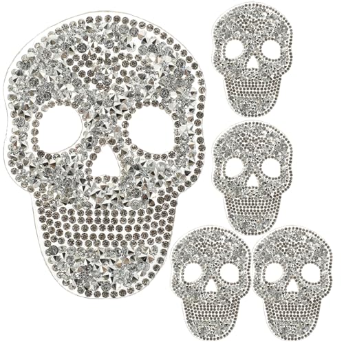 LIFKOME 5 Stück Strass Patches mit Aufbügelflicken für Kleidung Taschen und Accessoires Dekorative Haltbare und Hautfreundliche Aufnäher für Diy Projekte von LIFKOME