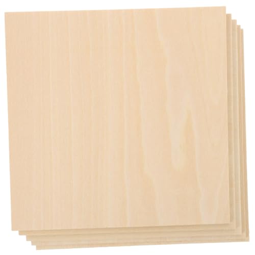 LIFKOME 5 Stück Teiliges Dünne Unbehandelte Holzplatten Glatte Oberfläche Natürliche Farbe DIY Bastelzubehör für Gravur Malerei und Dekorationen LIFKOME 5 Stück Teiliges Dünne Unbehandelte Holzplatten Glatte Oberfläche Natürliche Farbe DIY Bastelzubehör für Gravur Malerei und Dekorationen von LIFKOME