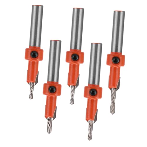 LIFKOME 5 Stück Teiliges Hartmetall Stufenbohrer Set für Holz Selbstschneidender Senkbohrer mit Hoher Präzision Verschleißfestes Einfache Anwendung für Tischlerarbeiten und Sauberes LIFKOME 5 Stück Teiliges Hartmetall Stufenbohrer Set für Holz Selbstschneidender Senkbohrer mit Hoher Präzision Verschleißfestes Einfache Anwendung für Tischlerarbeiten und Sauberes von LIFKOME