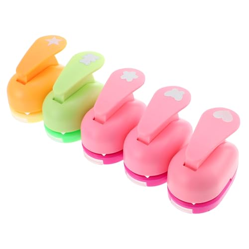 LIFKOME 5 Stück Teiliges Haushalts papierstanzer Multifunktionale Motivlocher Tragbare DIY Ausstanzer für Scrapbooking Fotoalben Bastelprojekte Zufällige Farben und Zufällige Farbe LIFKOME 5 Stück Teiliges Haushalts papierstanzer Multifunktionale Motivlocher Tragbare DIY Ausstanzer für Scrapbooking Fotoalben Bastelprojekte Zufällige Farben und Zufällige Farbe von LIFKOME