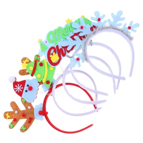 LIFKOME 5 Stück Teiliges Leuchtende Weihnachts Headbands mit Schneeflocken Rentiergeweih und Weihnachtsbaum Passend für Erwachsene und Leichtes Komfortables Partyzubehör für Festliche LIFKOME 5 Stück Teiliges Leuchtende Weihnachts Headbands mit Schneeflocken Rentiergeweih und Weihnachtsbaum Passend für Erwachsene und Leichtes Komfortables Partyzubehör für Festliche von LIFKOME