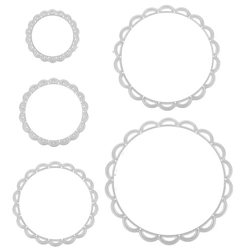 LIFKOME 5 Stück Teiliges Metall Prägeschablonen aus Verschleißfestem Stahl für DIY Scrapbooking Albumdekoration Kartengestaltung und Fotoalben Langlebige Stanzformen für Kreative LIFKOME 5 Stück Teiliges Metall Prägeschablonen aus Verschleißfestem Stahl für DIY Scrapbooking Albumdekoration Kartengestaltung und Fotoalben Langlebige Stanzformen für Kreative von LIFKOME