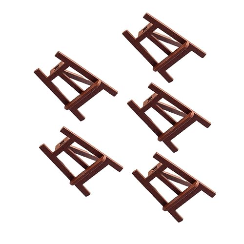 LIFKOME 5 Stück Teiliges Miniatur Staffelei Modell Holz Realistische Puppenhaus Dekoration Leicht Kompakt Glatte Oberfläche als Miniatur Ornament und Fotorequisite LIFKOME 5 Stück Teiliges Miniatur Staffelei Modell Holz Realistische Puppenhaus Dekoration Leicht Kompakt Glatte Oberfläche als Miniatur Ornament und Fotorequisite von LIFKOME