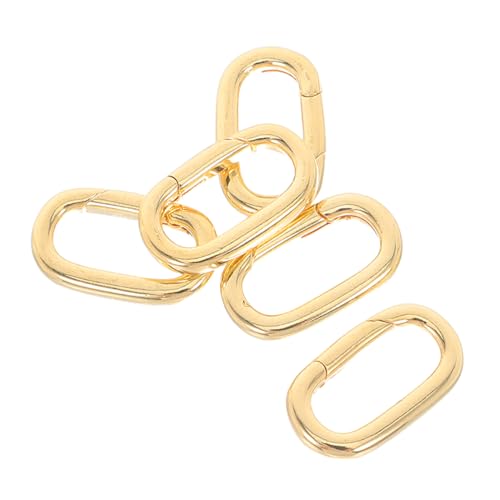 LIFKOME 5 Stück Teiliges Ovale Karabiner Verschlüsse Kupfer für Halsketten Armbänder Schlüsselanhänger Langlebige Kompakte Schmuckverbinder für Diy Schmuckherstellung LIFKOME 5 Stück Teiliges Ovale Karabiner Verschlüsse Kupfer für Halsketten Armbänder Schlüsselanhänger Langlebige Kompakte Schmuckverbinder für Diy Schmuckherstellung von LIFKOME