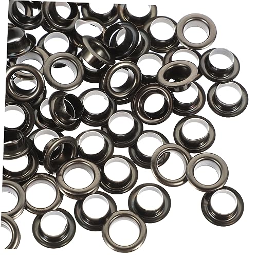 LIFKOME 50 Sätze Teiliges Metall Ösen Innenmaß Doppelseitig Stabile Schuhösen und Grommets für Taschen Gürtel DIY Basteln Langlebige Verstärkte Metallösen für Schwere Materialien von LIFKOME