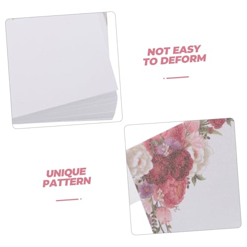 LIFKOME 50 Stück Blanko Hochzeitseinladungskarten DIY Handschriftlicher Stil Vielseitige Einladungskarten für Hochzeiten Partys Geburtstage Glatte Schreiboberfläche Minimalistisch von LIFKOME