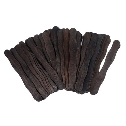 LIFKOME 50 Stück Diy Holzstäbchen für Kreative Bastelarbeiten Eiscreme Sticks und Dekorationshelfer für Erwachsene von LIFKOME