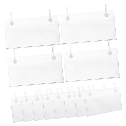 LIFKOME 50 Stück Etikettenhalter für Preisschilder Transparente Display Ständer für Geschäfte Supermärkte und für Werbung und Preisgestaltung von LIFKOME
