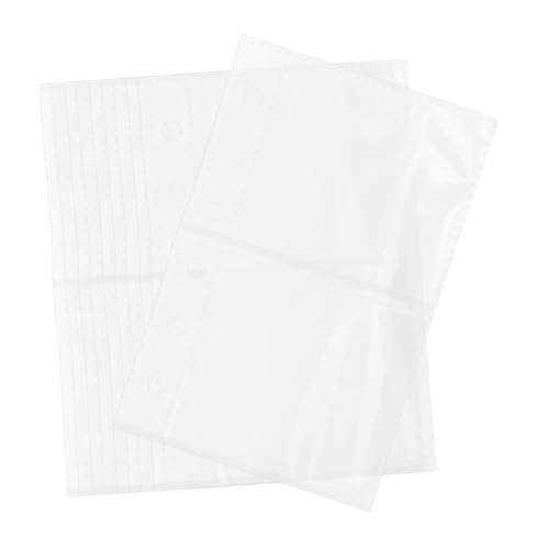 LIFKOME 50 Stück Fotohüllen Klare Beidseitige Karten und Fotoalbum Einlagen für Scrapbooking Postkarten und Spielkarten Doppelseitige Schutzfolien für Einfache Organisation von LIFKOME