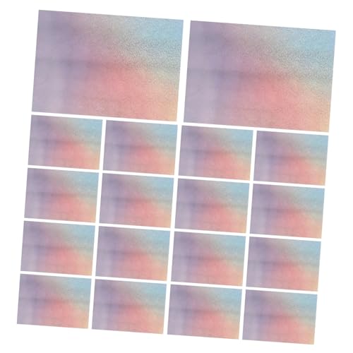 LIFKOME 50 Stück Holographisches Metallic-kartonpapier mit Spiegelnder Glänzender Oberfläche und Vielfältigen Mustern für Basteln Scrapbooking Origami und Kreative Partydekorationen von LIFKOME