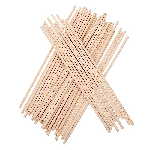 LIFKOME 50 Stück Holzstäbchen Runde Holzstäbe für DIY Handwerk Glatte Langlebige Bastelmaterialien für Kreative Projekte zum Bemalen und Gestalten Sicher und Bruchfest LIFKOME 50 Stück Holzstäbchen Runde Holzstäbe für DIY Handwerk Glatte Langlebige Bastelmaterialien für Kreative Projekte zum Bemalen und Gestalten Sicher und Bruchfest von LIFKOME
