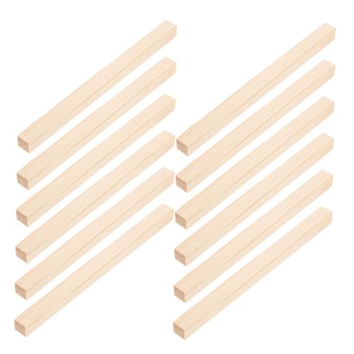 LIFKOME 50 Stück Kleine Handgefertigte Quadratische Holzstäbe aus Naturbelassenem Holz zum Basteln DIY Projekte Vielseitige Holzstreifen für Modellbau und Heimdekoration LIFKOME 50 Stück Kleine Handgefertigte Quadratische Holzstäbe aus Naturbelassenem Holz zum Basteln DIY Projekte Vielseitige Holzstreifen für Modellbau und Heimdekoration von LIFKOME