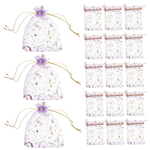LIFKOME 50 Stück Organzasäckchen mit Zugband für Schmuck Süßigkeiten und Praktische Beutel zur Aufbewahrung und Organisation von Kleinen Gegenständen LIFKOME 50 Stück Organzasäckchen mit Zugband für Schmuck Süßigkeiten und Praktische Beutel zur Aufbewahrung und Organisation von Kleinen Gegenständen von LIFKOME