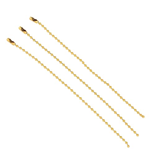 LIFKOME 50 Stück Teiliges Bunt Bedrucktes Kugelketten Goldfarbene Dekorationskette Eisen Vielseitige Anhängerkette für Schmuckherstellung und DIY Bastelelemente LIFKOME 50 Stück Teiliges Bunt Bedrucktes Kugelketten Goldfarbene Dekorationskette Eisen Vielseitige Anhängerkette für Schmuckherstellung und DIY Bastelelemente von LIFKOME