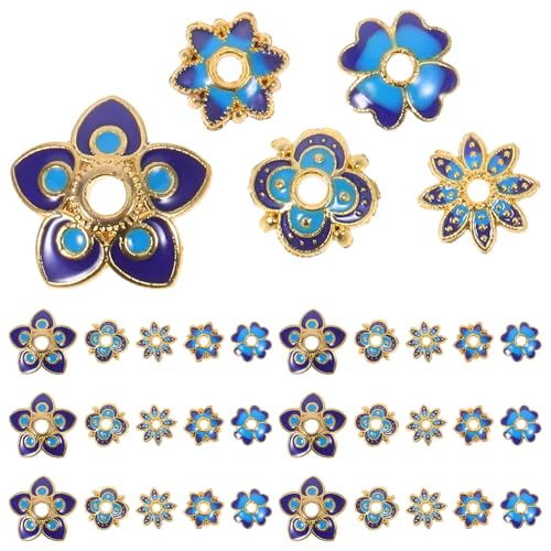 LIFKOME 50 Stück Vintage Flower Bead Caps für Diy Armbänder Ohrringe Schmuckherstellung Zubehör für Kreative Projekte von LIFKOME