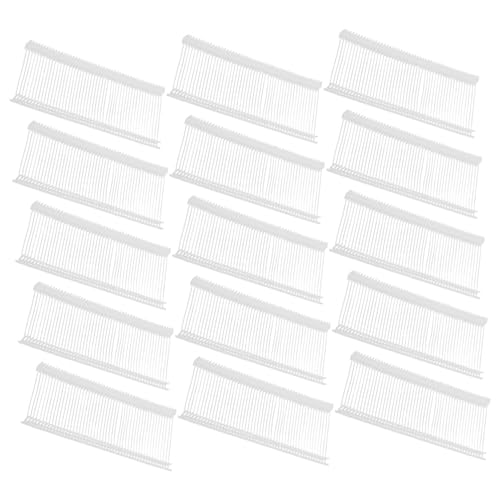 LIFKOME 5000 Stück Transparente Förmige Klebeetikettenhalter für Kleidung Preisschilder Namensetiketten Sicherer Verschluss Leichte Kunststoffetiketten für Textilkennzeichnung von LIFKOME