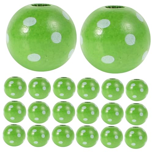 LIFKOME 50Pcs St Patrick'S Day Holzperlen Grüne Shamrock Runde Form Holzperlen Irisch Stil Verschiedene Handwerksperlen Für DIY Halskette Girland LIFKOME 50Pcs St Patrick'S Day Holzperlen Grüne Shamrock Runde Form Holzperlen Irisch Stil Verschiedene Handwerksperlen Für DIY Halskette Girland von LIFKOME