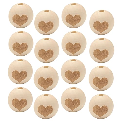 LIFKOME 50Stücke Holzperlen DIY Schmuckzubehör für Armbänder und Ohrringe Langlebige und für Kreative Bastelprojekte LIFKOME 50Stücke Holzperlen DIY Schmuckzubehör für Armbänder und Ohrringe Langlebige und für Kreative Bastelprojekte von LIFKOME