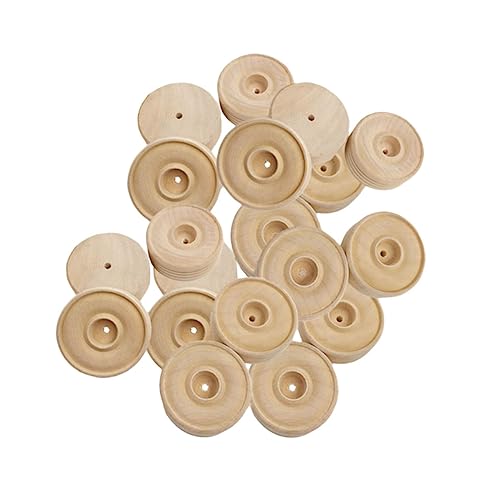LIFKOME 50Stücke Holzräder für Bastelbedarf Handgefertigte Spielzeugräder für DIY Projekte und Zubehörteile für Kinderaktivitäten LIFKOME 50Stücke Holzräder für Bastelbedarf Handgefertigte Spielzeugräder für DIY Projekte und Zubehörteile für Kinderaktivitäten von LIFKOME