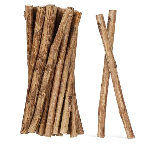 LIFKOME 50Stücke Naturholzstöcke Für Handwerk Lang Und Ungeschliffen Für DIY Projekte Bastelarbeiten Und Dekorationen von LIFKOME