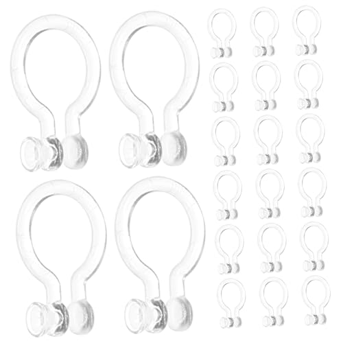 LIFKOME 50Stücke Silikon Nasenring Adapter Flexible Ohrclips für DIY Nasenschmuck Langlebig und Komfortabel Vielseitig Einsetzbar Sicher und Dekorativ von LIFKOME