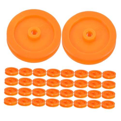 LIFKOME 50pcs DIY Rc -auto Flugzeugzubehör Plastikscheibe Räder Flugzeug Spielzeugautomotive Teile Motor Spielzeuggetriebe Stummschmelze Für DIY von LIFKOME