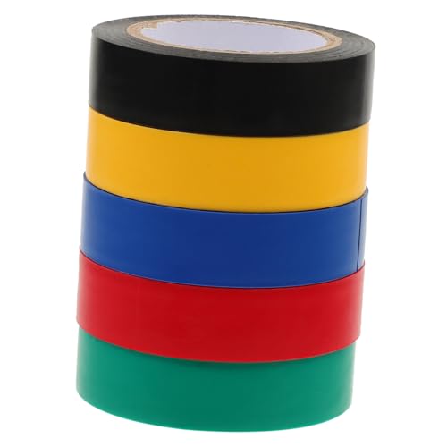 LIFKOME 5Rollen Farbiges Isolierband Wasserdichtes Flammhemmendes Klebeband für Kabelmanagement Reparaturen Isolierung LIFKOME 5Rollen Farbiges Isolierband Wasserdichtes Flammhemmendes Klebeband für Kabelmanagement Reparaturen Isolierung von LIFKOME