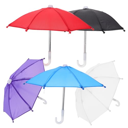 LIFKOME 5Stücke Regenschirm Für Puppenhaus Teiliges Zubehör Dekoration Für Fantasievolles Kompakt Und Leicht Realistische von LIFKOME