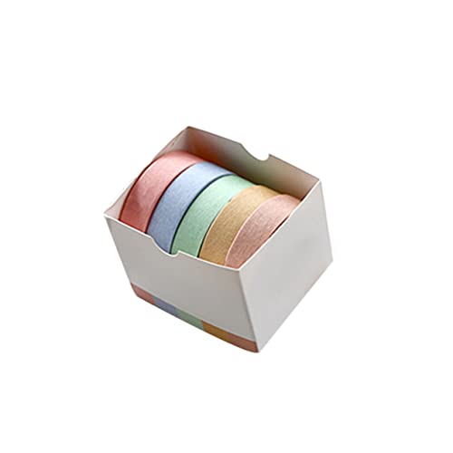 LIFKOME 5Stücke Washi Tape DIY Dekorband Papier Bunte Klebebänder für Fotorahmen Tagebücher und Wandkunst und Langlebig von LIFKOME