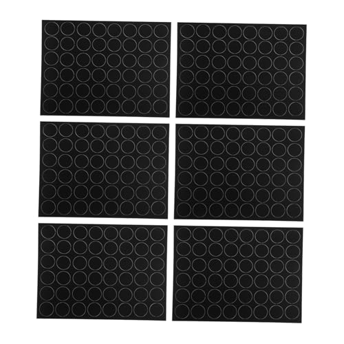 LIFKOME 6 Blätter Selbstklebende Nylon Punkte Patches für Kleidung Dekorationsaufkleber für DIY Reparaturen Stilvolle und Langlebige Flicken für Kleidung und Accessoires von LIFKOME