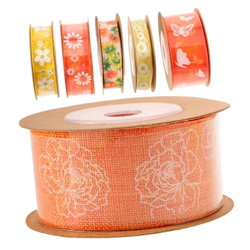LIFKOME 6 Rollen Multifunktions Geschenkband Schneidbares Satinband für DIY Haaraccessoires und Bastelprojekte für Festivals und Persönliche Dekoration von LIFKOME