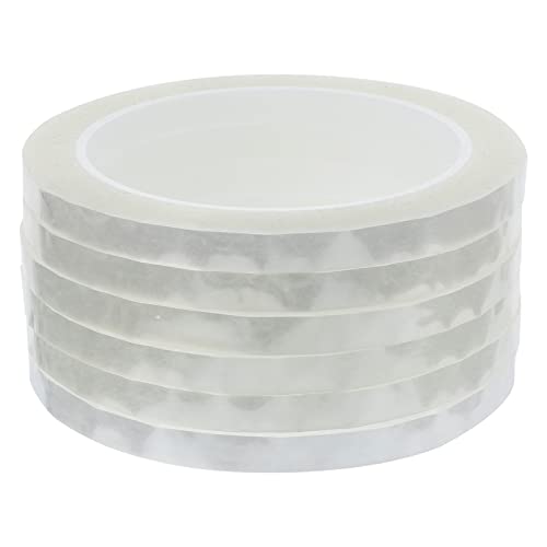 LIFKOME 6 Rollen Transparentes Blumenband Breit Vielseitiges und Klebeband für Blumenarrangements Bastelprojekte und Stielwicklungen für Floristen und DIY Enthusiasten von LIFKOME