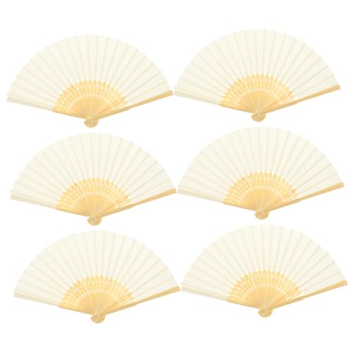 LIFKOME 6 Stück Faltbarer Handfächer aus und Papier Teiliges für Tanzaufführungen Hochzeiten Sommerreisen Dekorativ und Vielseitig Einsetzbar Handgefertigt und Robust LIFKOME 6 Stück Faltbarer Handfächer aus und Papier Teiliges für Tanzaufführungen Hochzeiten Sommerreisen Dekorativ und Vielseitig Einsetzbar Handgefertigt und Robust von LIFKOME