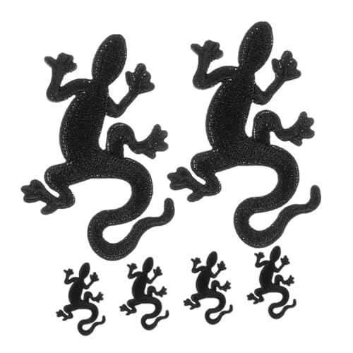 LIFKOME 6 Stück Gecko Stoffaufnäher zum Aufbügeln Bestickte Reptilien Patches Dekorative Kleidungspatches für Jacken Taschen Mäntel Einfache Anwendung ohne Kleber LIFKOME 6 Stück Gecko Stoffaufnäher zum Aufbügeln Bestickte Reptilien Patches Dekorative Kleidungspatches für Jacken Taschen Mäntel Einfache Anwendung ohne Kleber von LIFKOME