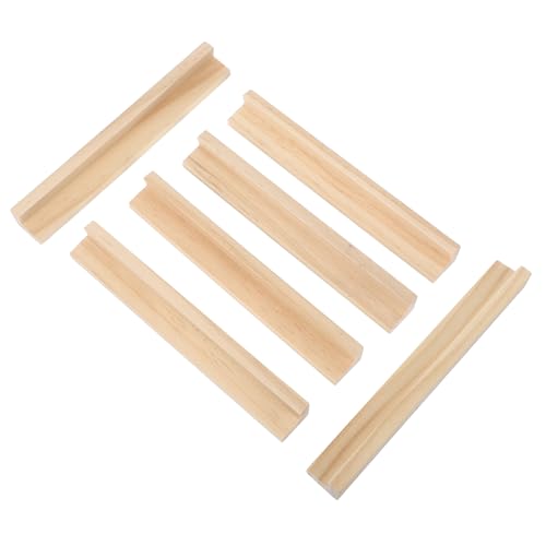 LIFKOME 6 Stück Holzständer für Domino Spielkartenbasis Multifunktionale Anzeigebasis für Buchstaben Bastelspiele Tragbare Spielzeugkartenhalter für Zuhause Schule und Reisen LIFKOME 6 Stück Holzständer für Domino Spielkartenbasis Multifunktionale Anzeigebasis für Buchstaben Bastelspiele Tragbare Spielzeugkartenhalter für Zuhause Schule und Reisen von LIFKOME