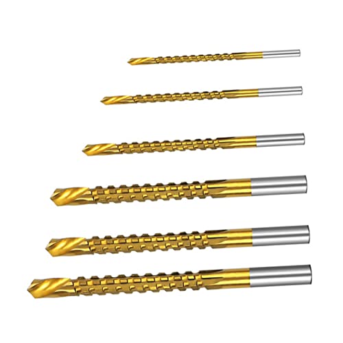 LIFKOME 6 Stück Saw Bohrbit Professional Werkzeug Holzbearbeitung Bohrer Seitenschneider Spiral- Cutter Fräser Für Bohrmaschinen Silber Nur LIFKOME 6 Stück Saw Bohrbit Professional Werkzeug Holzbearbeitung Bohrer Seitenschneider Spiral- Cutter Fräser Für Bohrmaschinen Silber Nur von LIFKOME