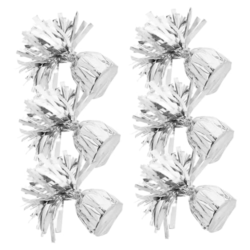 LIFKOME 6 Stück Teiliges Ballongewichte Silber Schweres Partyzubehör für Hochzeit und Geburtstag Langlebige Ballonbeschwerer für Innen und Außenbereich für Helium und Latexballons LIFKOME 6 Stück Teiliges Ballongewichte Silber Schweres Partyzubehör für Hochzeit und Geburtstag Langlebige Ballonbeschwerer für Innen und Außenbereich für Helium und Latexballons von LIFKOME