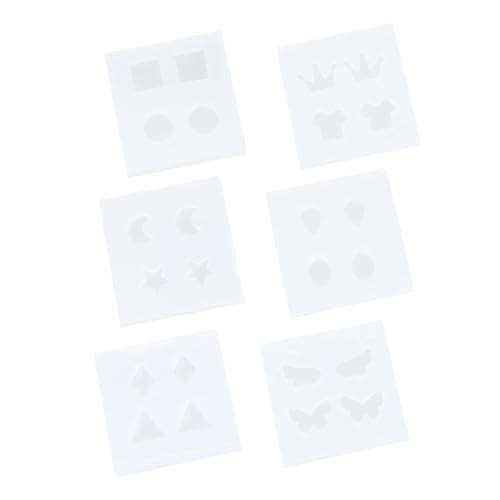 LIFKOME 6 Stück Teiliges DIY Silikon Ohrstecker Gießformen Langlebige Ungiftige Silikonform für Kreative Kleine Ohrschmuckherstellung Einfach zu Reinigen und Wiederverwendbar für LIFKOME 6 Stück Teiliges DIY Silikon Ohrstecker Gießformen Langlebige Ungiftige Silikonform für Kreative Kleine Ohrschmuckherstellung Einfach zu Reinigen und Wiederverwendbar für von LIFKOME
