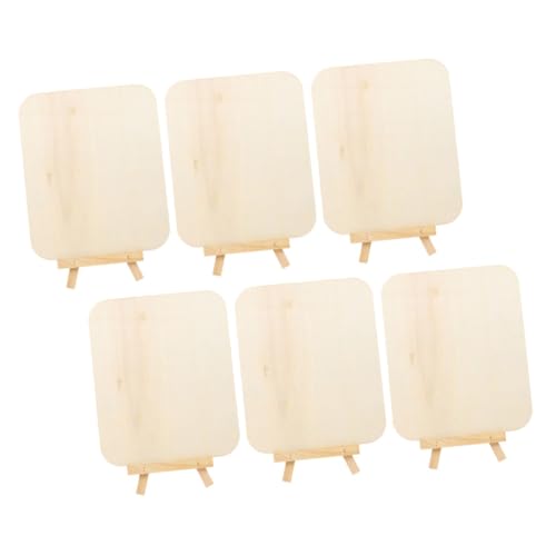 LIFKOME 6 Stück Teiliges Diy Holzmalerei für Blanko Zeichenboards zur Kreativen Gestaltung und Dekoration für Kindergartenprojekte und Bastelarbeiten LIFKOME 6 Stück Teiliges Diy Holzmalerei für Blanko Zeichenboards zur Kreativen Gestaltung und Dekoration für Kindergartenprojekte und Bastelarbeiten von LIFKOME