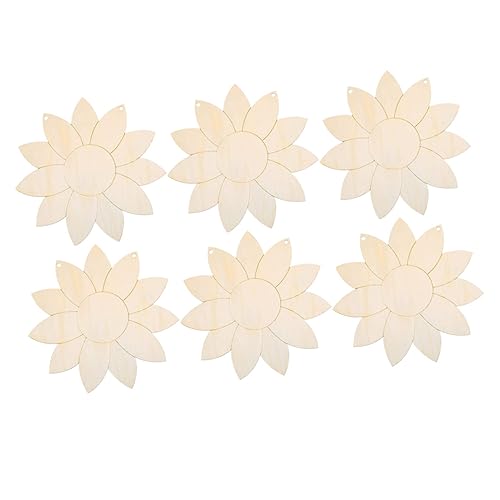LIFKOME 6 Stück Teiliges Sonnenblumen Holzscheiben zum Basteln Unbemalte Holz Dekoplatten Robustes DIY Zubehör für Kindergarten Graffiti Kunst und Wanddekoration LIFKOME 6 Stück Teiliges Sonnenblumen Holzscheiben zum Basteln Unbemalte Holz Dekoplatten Robustes DIY Zubehör für Kindergarten Graffiti Kunst und Wanddekoration von LIFKOME