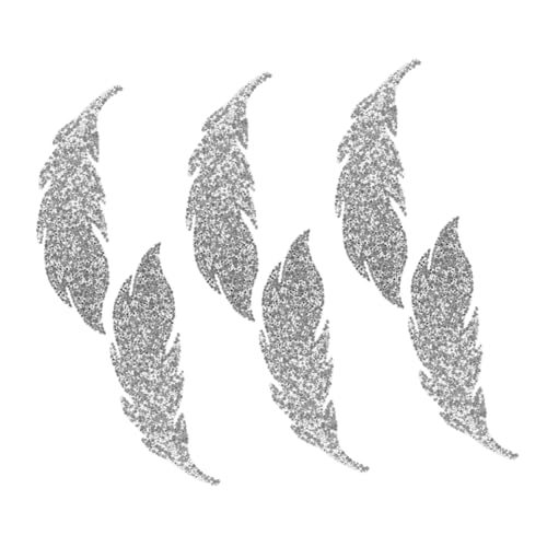 LIFKOME 6 Stück Teiliges Strass Applikationen zum Aufbügeln Funkelnde DIY Verzierungen aus Silberfarbenen Rhinestones für Kleidung Taschen und Haaraccessoires für Festliche Anlässe und LIFKOME 6 Stück Teiliges Strass Applikationen zum Aufbügeln Funkelnde DIY Verzierungen aus Silberfarbenen Rhinestones für Kleidung Taschen und Haaraccessoires für Festliche Anlässe und von LIFKOME