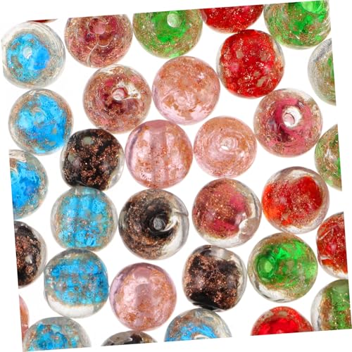 LIFKOME 60 Stück Glasperlen Leuchtende Glasperlen für Armbänder DIY Schmuckherstellung Bunte Farben Inklusive Lila Schwarz Blau Rot Grün für Basteln LIFKOME 60 Stück Glasperlen Leuchtende Glasperlen für Armbänder DIY Schmuckherstellung Bunte Farben Inklusive Lila Schwarz Blau Rot Grün für Basteln von LIFKOME