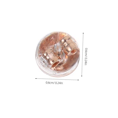 LIFKOME 60 Stück Silikon Ohrstecker Verschlüsse Weich Transparent Sicherer Halt für Schwere Ohrringe Hautfreundlich Komfortabel Flexibel Ersatz Ohrhänger Stopper für Loch Schutz für von LIFKOME