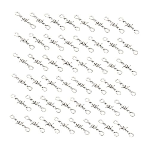 LIFKOME 60 Stück Teiliges DIY Schmuckset mit Charms und Perlen für Armband Halskette und Taillenkette Langlebige Anhänger und Zubehör für Schmuckbasteln und Individuelles Design von LIFKOME