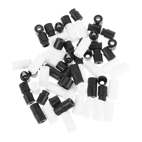 LIFKOME 60 Stück Teiliges Kunststoff schnappverschluss für Lanyards Abreißbare Sicherheitsverschlüsse Praktische Endstücke für DIY Armbänder Schlüsselbänder und Bastelprojekte Weiße und von LIFKOME