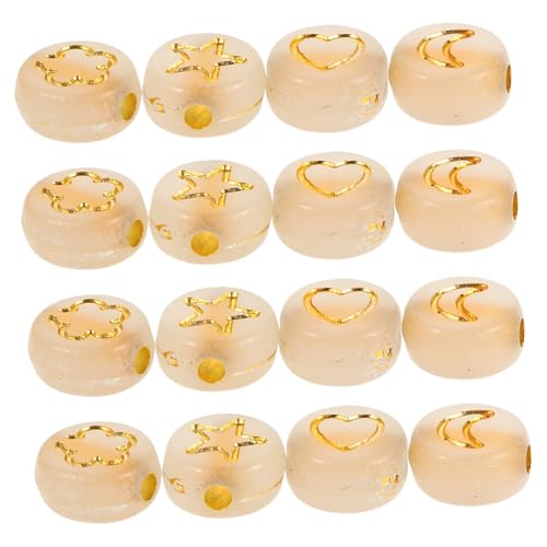LIFKOME 600 Stück Leuchtende Acrylperlen Stern Mond Herz Glow in The Dark Flache Spacer Perlen Langlebige Leichte Schmuckperlen für DIY Armband Halskette Basteln LIFKOME 600 Stück Leuchtende Acrylperlen Stern Mond Herz Glow in The Dark Flache Spacer Perlen Langlebige Leichte Schmuckperlen für DIY Armband Halskette Basteln von LIFKOME