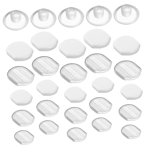 LIFKOME 60Stücke Silikon Ohrring Pads Clip Ohrring Verschlüsse Rutschfeste Ohrpolster Für Verschiedene Ohrclips Langlebige Und Flexible Unterstützung Für Ohrstecker LIFKOME 60Stücke Silikon Ohrring Pads Clip Ohrring Verschlüsse Rutschfeste Ohrpolster Für Verschiedene Ohrclips Langlebige Und Flexible Unterstützung Für Ohrstecker von LIFKOME