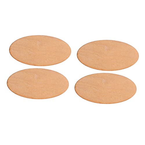 LIFKOME 60Stücke Umweltfreundliche Ovale Holzscheiben zum Basteln Holzausschnitte für DIY Projekte Feste und Dekorationen von LIFKOME